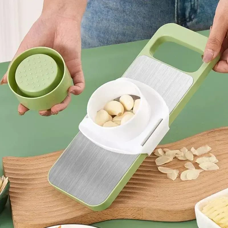 5-in-1 Multifunctional Vegetable Cutter & Slicer | Stainless Steel Kitchen Chopper Tool