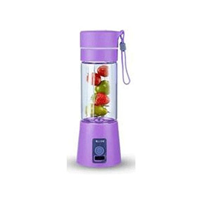 Portable USB Rechargeable Personal Blender | 6-Blade Mini Smoothie Maker & Juice Blender (Random Color)