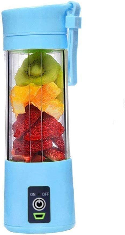 Portable USB Rechargeable Personal Blender | 6-Blade Mini Smoothie Maker & Juice Blender (Random Color)
