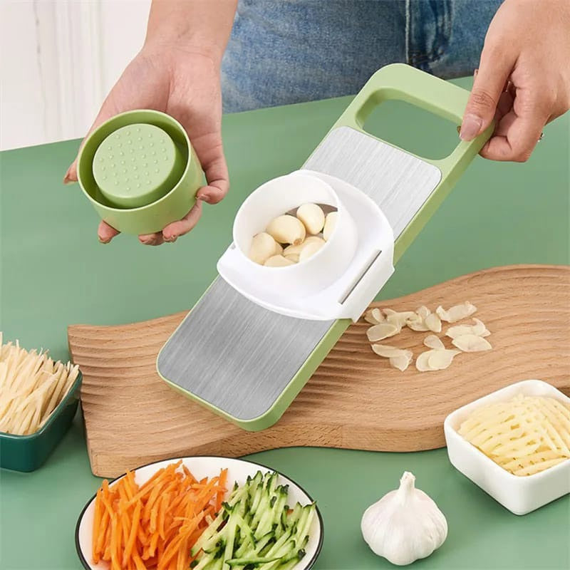 5-in-1 Multifunctional Vegetable Cutter & Slicer | Stainless Steel Kitchen Chopper Tool