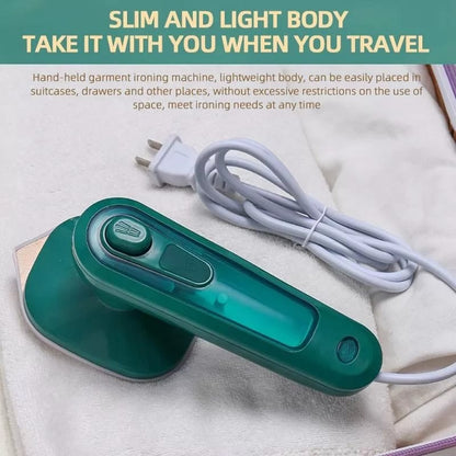 Professional Micro Steam Iron | Portable Handheld Dry & Wet Garment Steamer for Travel & Home