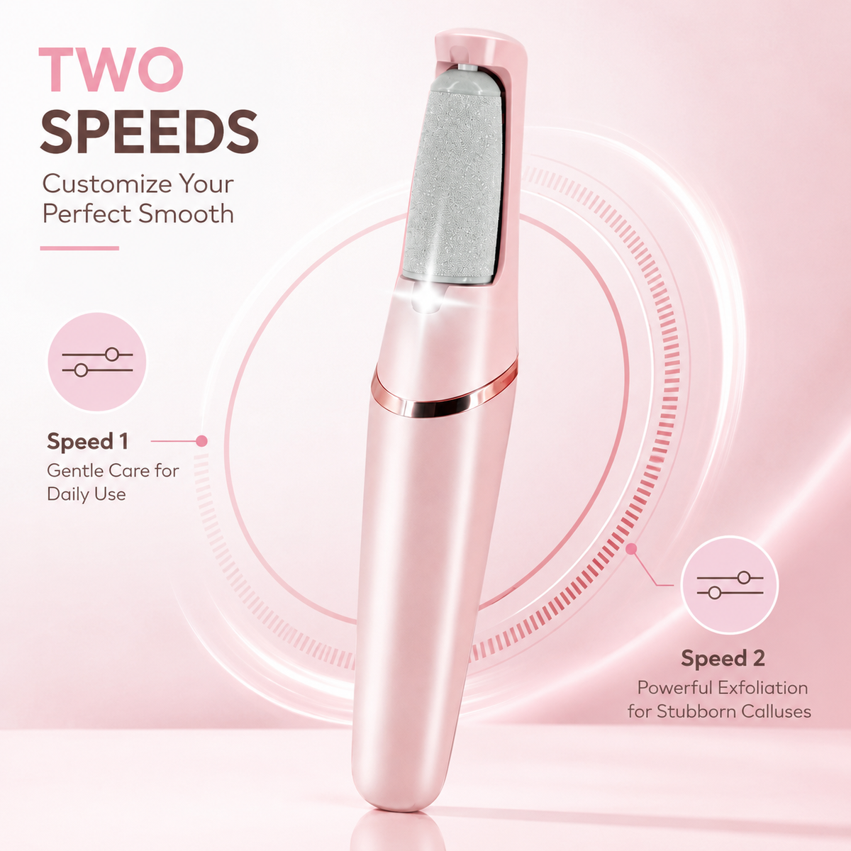 Rechargeable Electric Pedi Foot Filer – Smooth & Soft Feet at Home