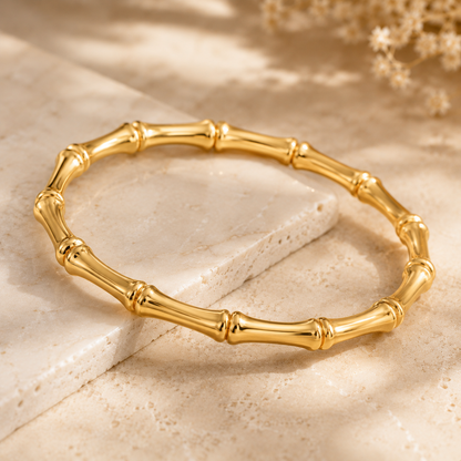 Bamboo Trending Korean Bangle – Stylish Wrist Jewelry for Everyday Wear