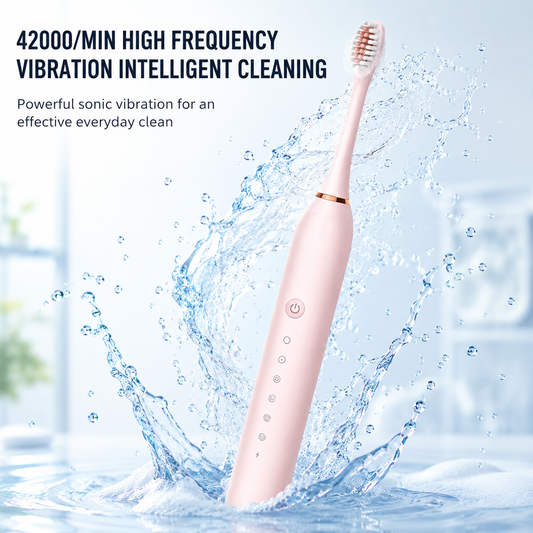 Electric Sonic Toothbrush – Rechargeable Deep Cleaning & Gentle Care