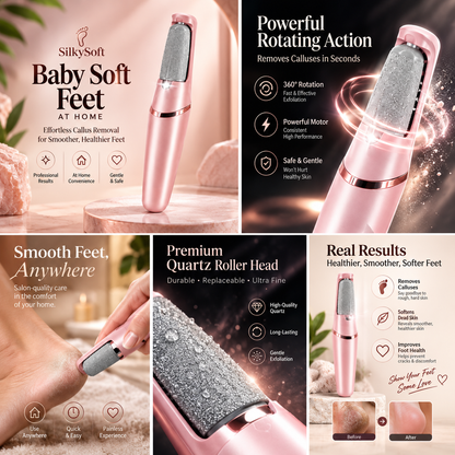 Rechargeable Electric Pedi Foot Filer – Smooth & Soft Feet at Home
