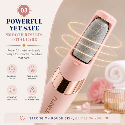 Rechargeable Electric Pedi Foot File – Callus Remover for Soft & Smooth Feet