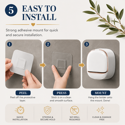 Wall Mounted Soap Holder – Punch-Free Self-Draining Soap Box for Bathroom & Kitchen (Random Color)