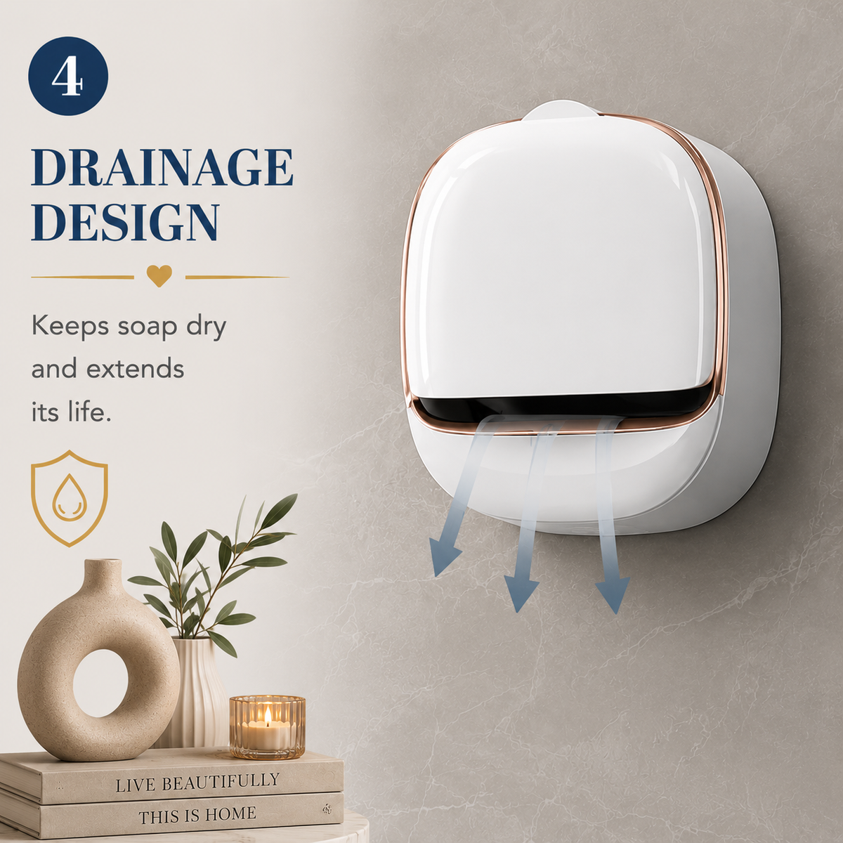 Wall Mounted Soap Holder – Punch-Free Self-Draining Soap Box for Bathroom & Kitchen (Random Color)