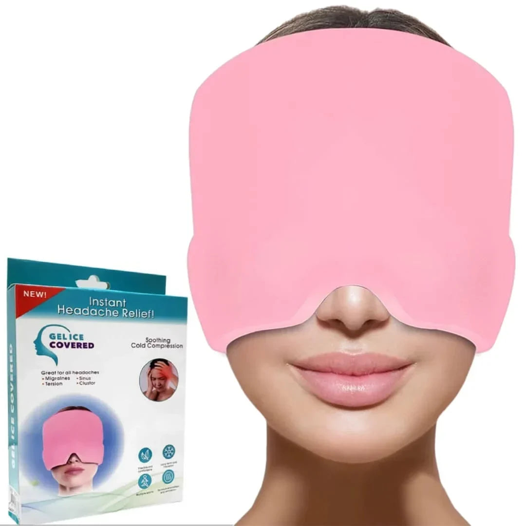 Instant Headache Relief Cap | Cooling Gel Migraine Relief Hat | Hot & Cold Therapy for Head Comfort