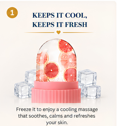 Face Ice Roller for Skin Glow, Pore Tightening &amp; Facial Massage – Reusable Facial Ice Treatment (Random Color)