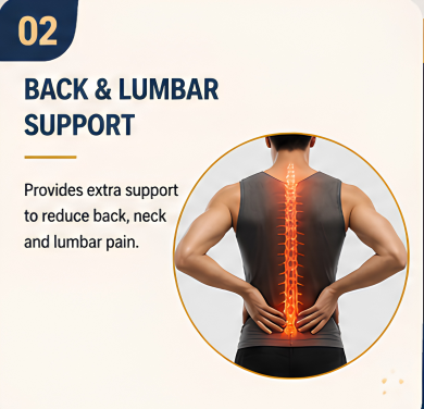 Adjustable Magnetic Posture Corrector Back Brace Support Belt – Upper Back & Shoulder Support (Standard Size)