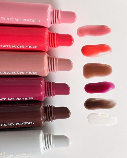Rhode Peptide Lip Tint Pack of 8 Shades | Hydrating Glossy Lip Balm Set