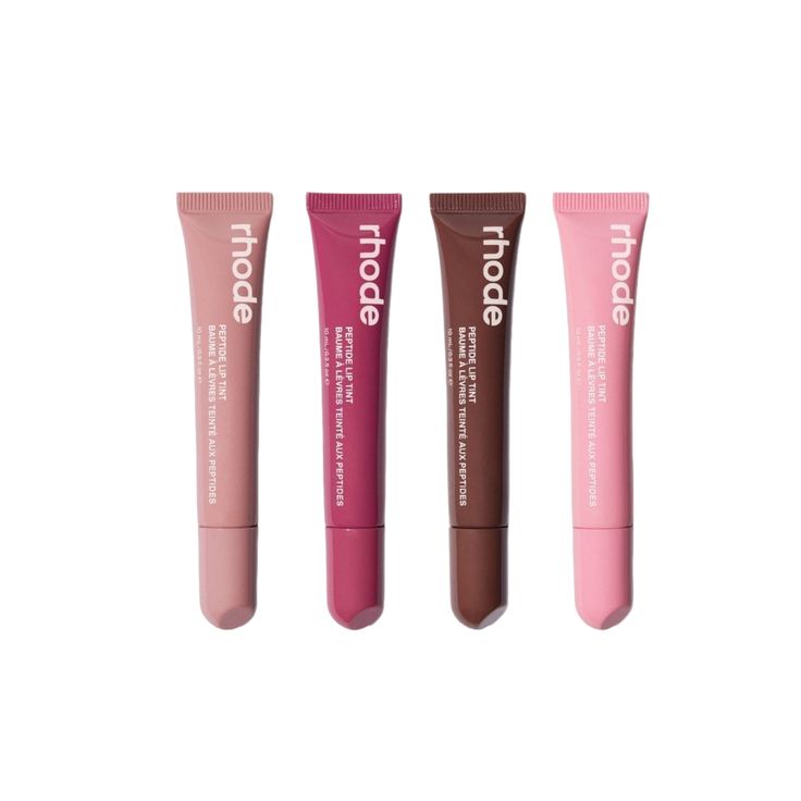 Rhode Peptide Lip Tint Pack of 8 Shades | Hydrating Glossy Lip Balm Set