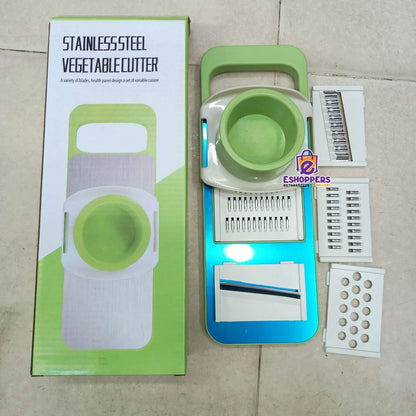 5-in-1 Multifunctional Vegetable Cutter & Slicer | Stainless Steel Kitchen Chopper Tool