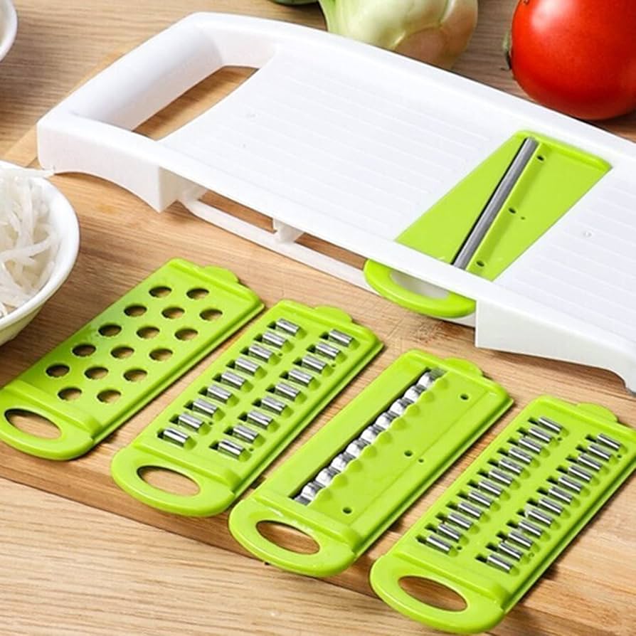 5-in-1 Multifunctional Vegetable Cutter & Slicer | Stainless Steel Kitchen Chopper Tool